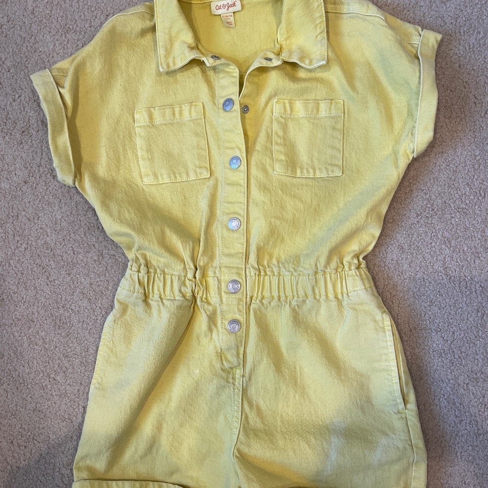 Yellow Jean jumper